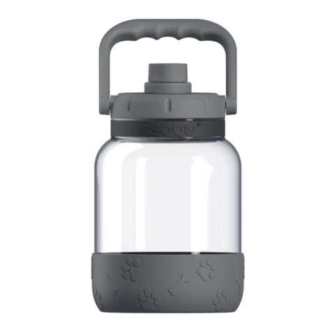 Asobu Botella Transparente con Tazón para Perro Barkley, 50 Oz TWB21