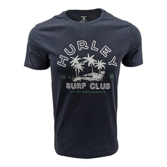 Hurley Camiseta Manga Corta Community Off Azul, para Hombre