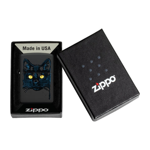 Zippo Encendedor Cat, Black Matte