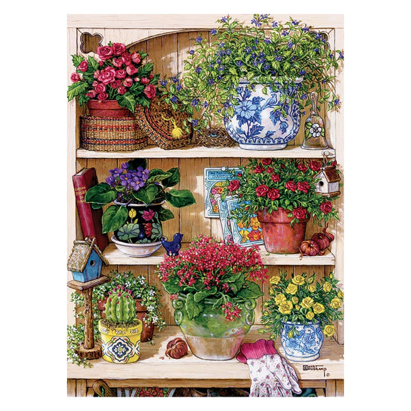 Cobble Hill Rompecabezas Flower Cupboard 500 Piezas (85015)