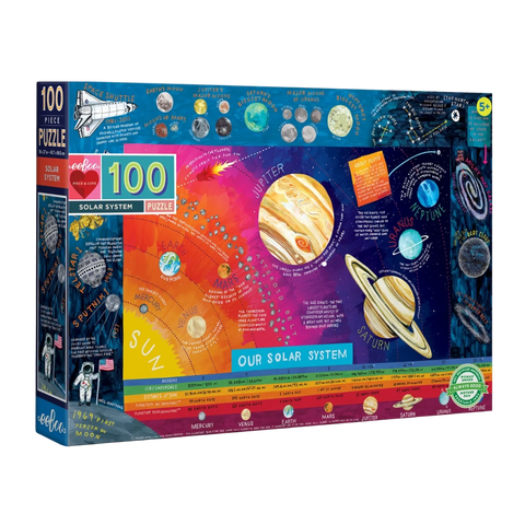 Eeboo Rompecabezas Solar System 100 Piezas (PZSOL)