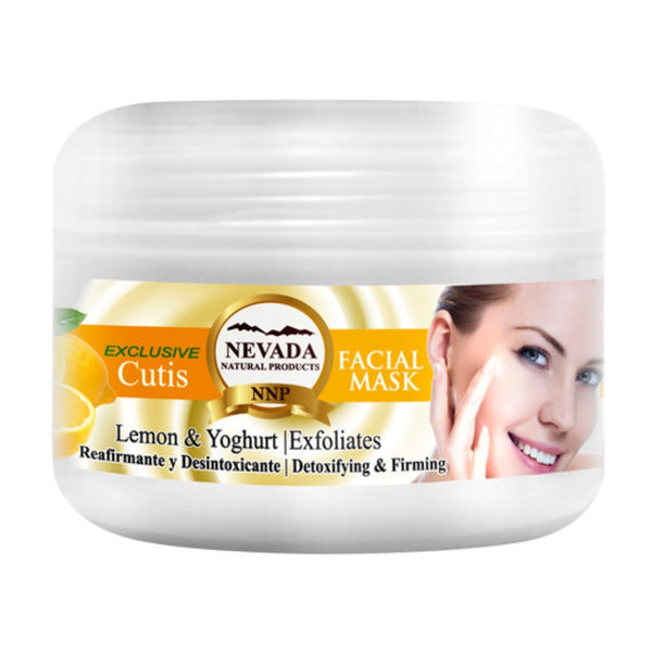 Nevada Mascarilla Facial Exfoliante de Limón y Yogurt, 100g