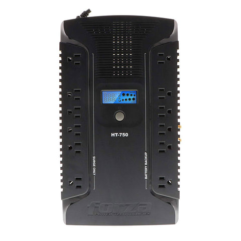 Forza UPS Regulador LCD Smart HT-750LCD 750VA/375W/12 Salidas