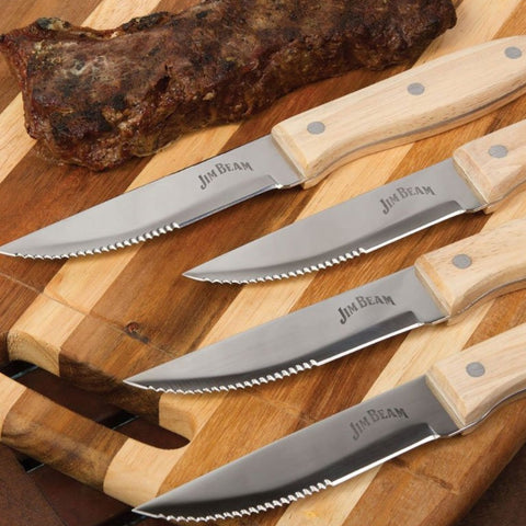 Jim Beam Set de Cuchillos para Carne 4 Piezas, (JB0165)