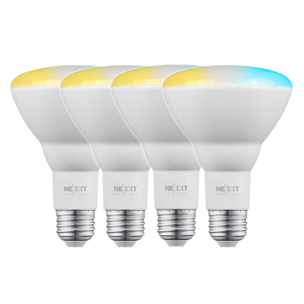 Nexxt Solutions Bombillo Inteligente de Alta Luminosidad Wi-Fi LED NHB-W210, Luz Blanca, Pack 4 Unidades