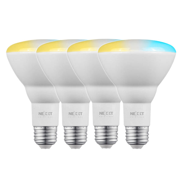 Nexxt Solutions Bombillo Inteligente de Alta Luminosidad Wi-Fi LED NHB-W210, Luz Blanca, Pack 4 Unidades