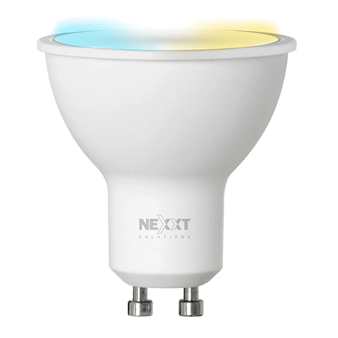 Nexxt Solutions Bombillo Inteligente Wi-Fi LED GU10, Luz Blanca, Pack 3 Unidades