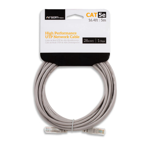 Argom Cable de Red UTP CAT5E, 5M