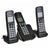 Panasonic Teléfono Inalámbrico Digital de Tres Auriculares KX-TGC353LAB