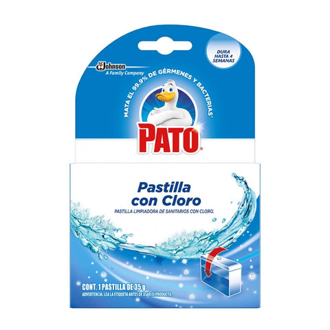 Pato Pastilla Limpiadora de Sanitarios con Cloro, 35g