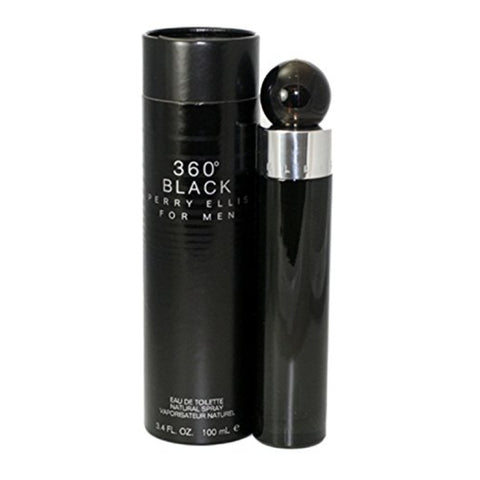 Perry Ellis Perfume 360 Black para Hombre, 100 ML