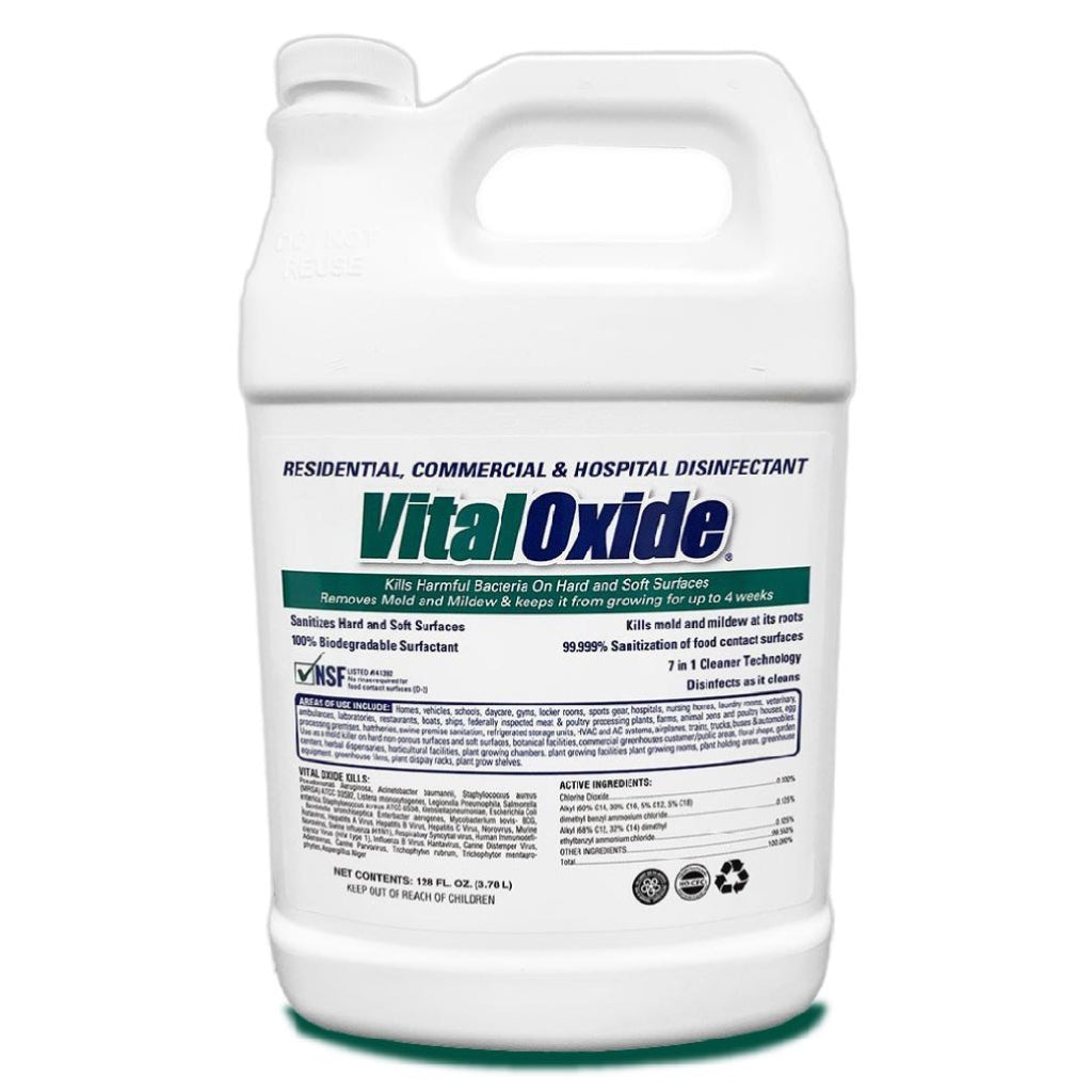 Vital Oxide Desinfectante y Sanitizante Biodegradable, 1 Galón