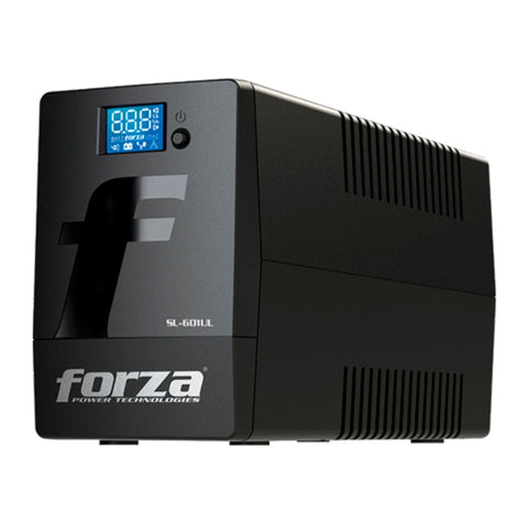Forza UPS Regulador LCD Smart 600VA/360W 6 Salidas (SL-601UL)