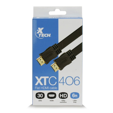 Xtech Cable HDMI Plano de 1.8 Metros (XTC-406)