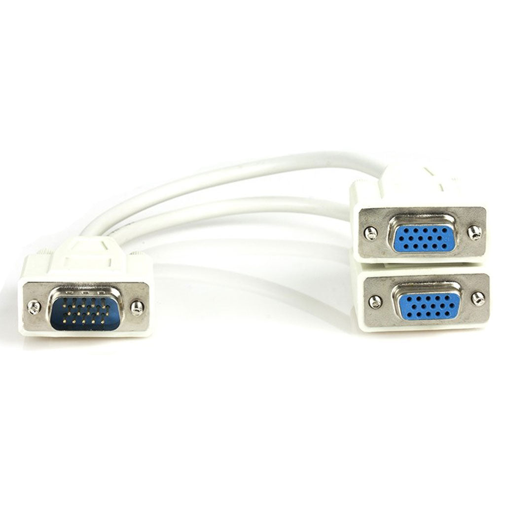 ▷ Xtech Cable VGA Macho a Doble VGA Hembra 27.4 CM (XTC-325